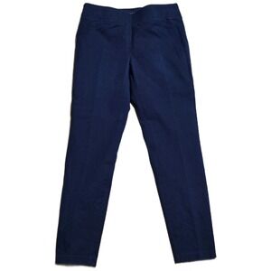 Talbots Skinny Ankle Pants Women's Size‎ 2 Navy Blue Stretchy Comfort